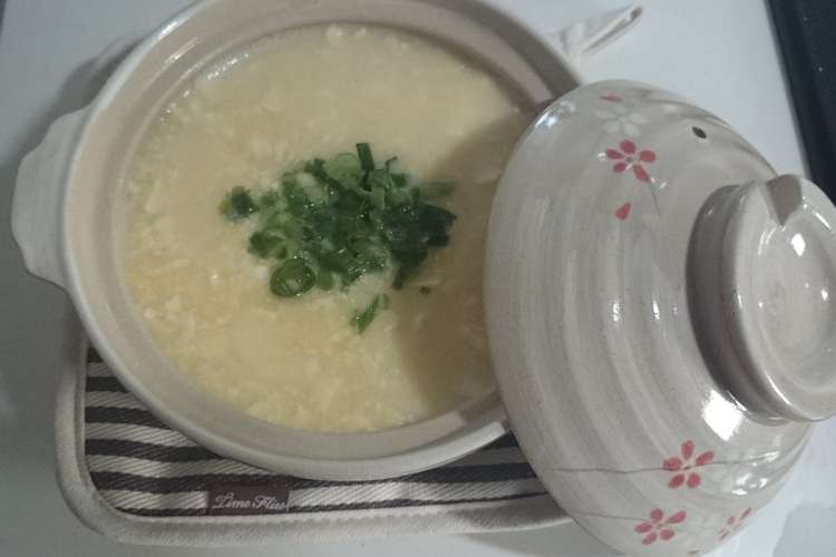 風邪やダイエットに 豆腐で雑炊 お粥 風 レシピ 作り方 By Yuma0429 クックパッド