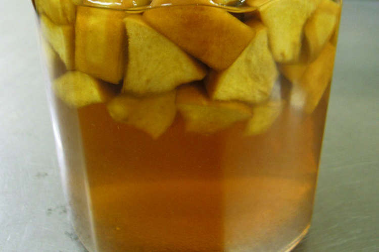 簡単 手作りりんご酢 からのりんご活用法 レシピ 作り方 By りんご大学 クックパッド
