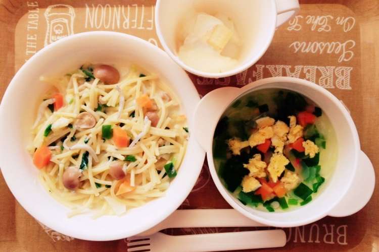 1歳から幼児の簡単ꉂパスタ クリーム編 レシピ 作り方 By Chirin C クックパッド 簡単おいしいみんなのレシピが366万品
