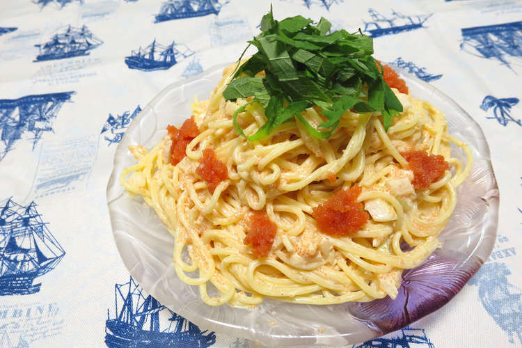 混ぜるだけ 明太子マヨの冷製パスタ レシピ 作り方 By パンダワンタン クックパッド
