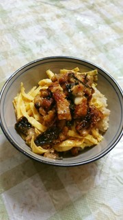 うなぎ1尾で豪華♪簡単ひつまぶし風ご飯の写真