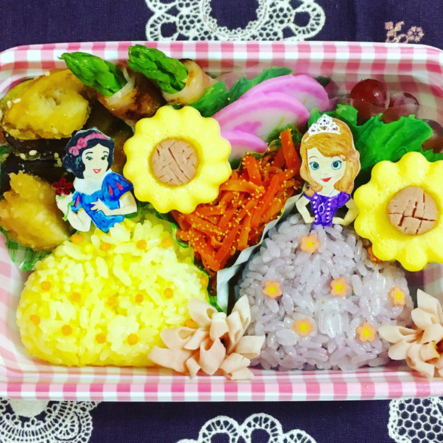 簡単 プリンセス キャラ弁 レシピ 作り方 By ３匹の大ぶたママ クックパッド 簡単おいしいみんなのレシピが357万品