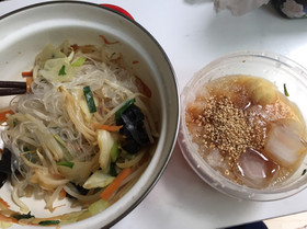 100円以下料理!#13素麺ラーメン春雨