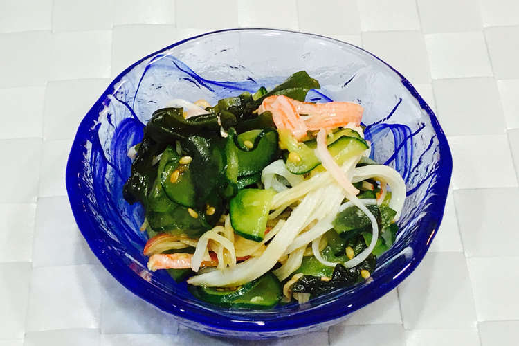 主役級 きゅうりとわかめの酢の物 レシピ 作り方 By 医食同源 クックパッド