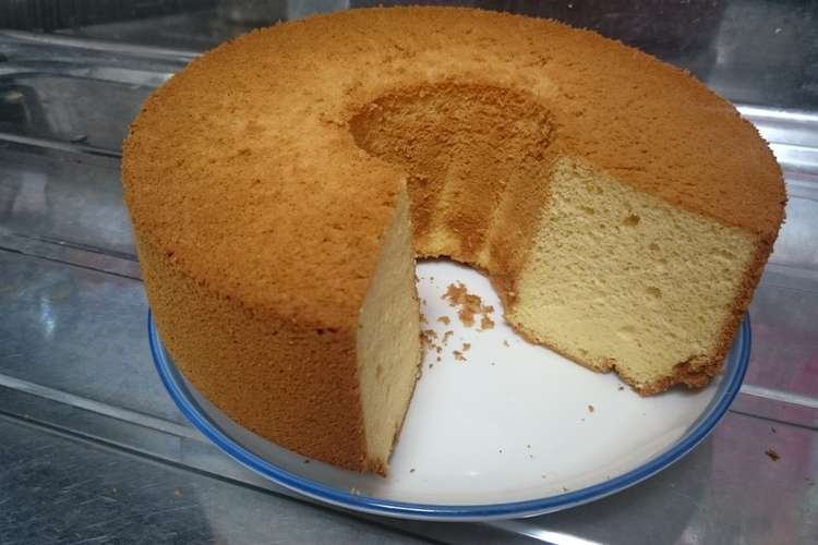 米粉で作るヘルシーメイプルシフォンケーキ レシピ 作り方 By 佳由です クックパッド