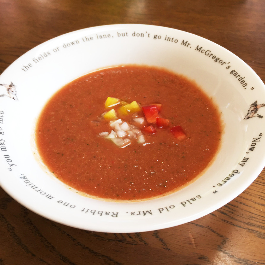 ガスパチョ ー夏野菜の冷製スープーの画像