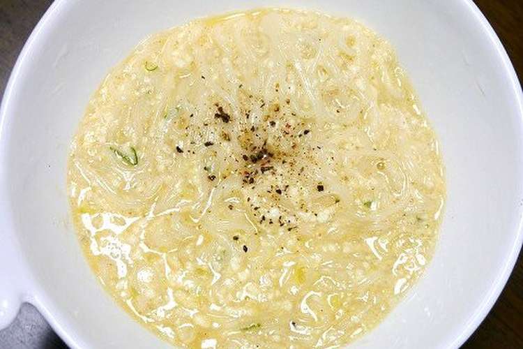 からだにやさしい 素麺豆腐カルボナーラ レシピ 作り方 By だんどり亭 クックパッド 簡単おいしいみんなのレシピが372万品