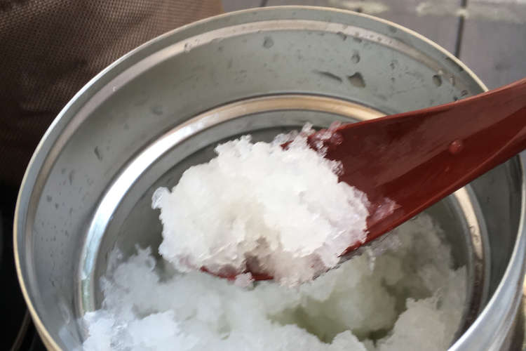 外でカキ氷 フードコンテナの使い道 レシピ 作り方 By Mino1017 クックパッド