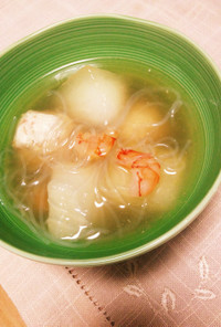 冬瓜の鶏団子スープ