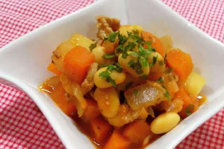 トマトケチャップで給食の味ポークビーンズ レシピ 作り方 By 夏海 空良 クックパッド 簡単おいしいみんなのレシピが353万品