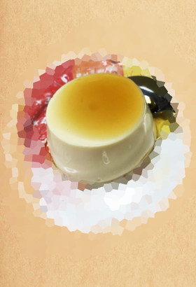 レンジでぷりん※蜂蜜檸檬ソースがけ