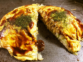 本格 広島風お好み焼き ホットプレートで