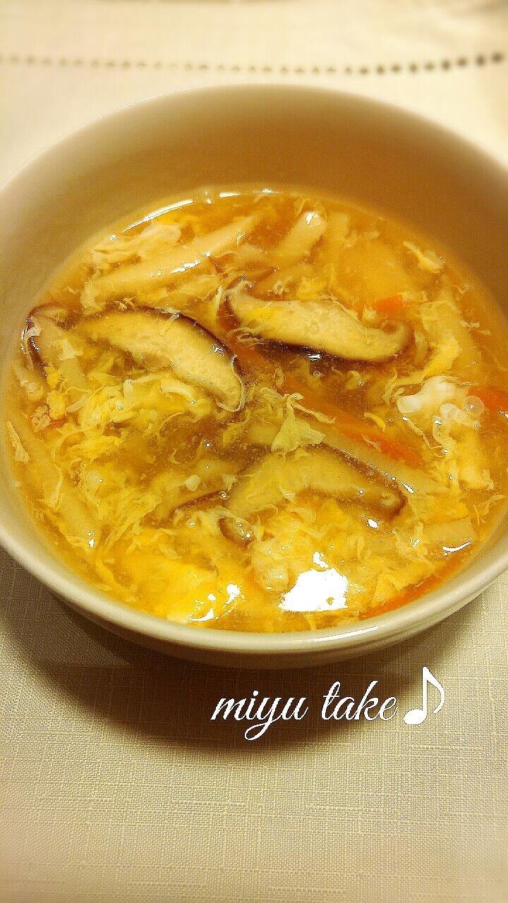 筍の酸ッキリトロトロ中華スープ♪の画像