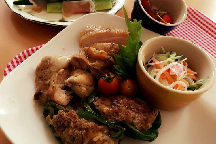 今日の晩ご飯 肉詰めピーマン レシピ 作り方 By ぷちぷちもぐら クックパッド 簡単おいしいみんなのレシピが355万品