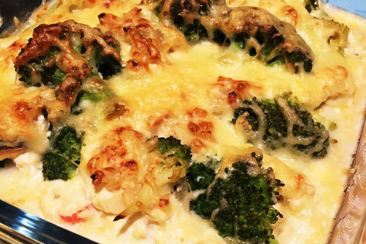 低糖質 豆腐でシーフードグラタン レシピ 作り方 By サンペレ クックパッド
