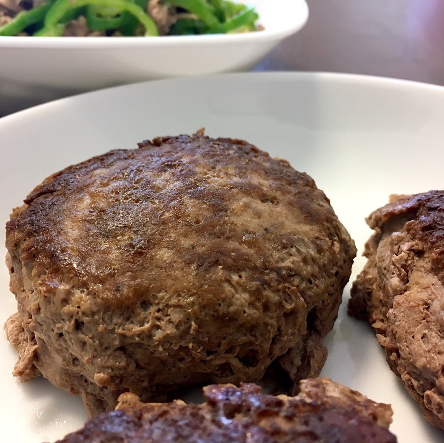 挽肉だけの、ずぼら美味しいハンバーグの画像