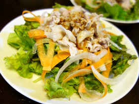 夏バテ対策!しそみそ★冷しゃぶサラダ