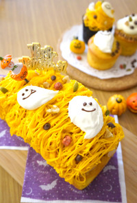 ハロウィンに！かぼちゃのパウンドケーキ