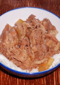 簡単な調味料による吉野家牛丼の再現レシピ