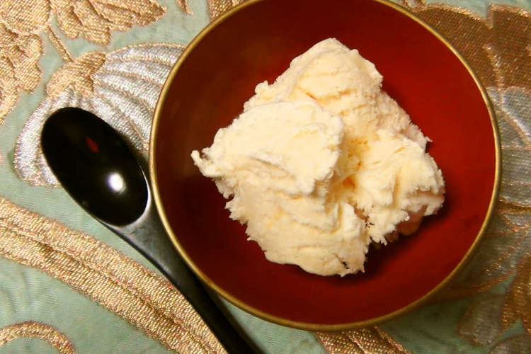 玉子とも立て☆簡単＆本格☆バニラアイス