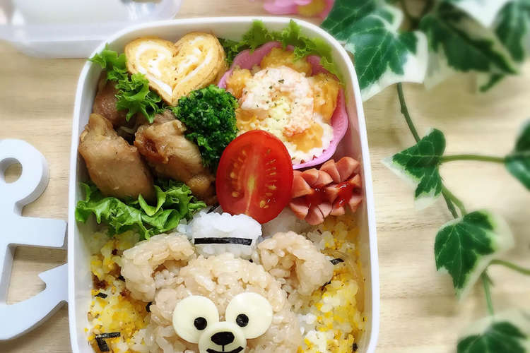 キャラ弁 マリン帽のダッフィーちゃん レシピ 作り方 By いっちいicchi クックパッド 簡単おいしいみんなのレシピが353万品