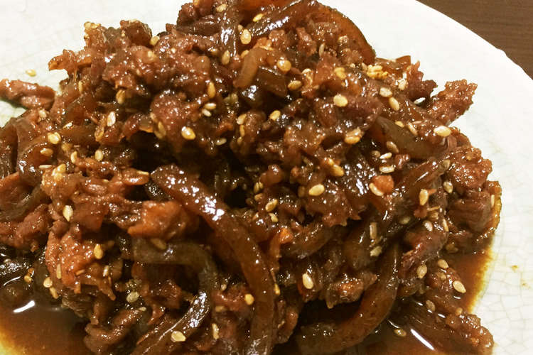 牛肉こんにゃく しぐれ煮 簡単 丼にも レシピ 作り方 By いっちゃんレシピ クックパッド 簡単おいしいみんなのレシピが357万品