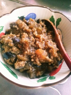 食欲増進!!夏バテ予防に☆茄子で肉味噌☆