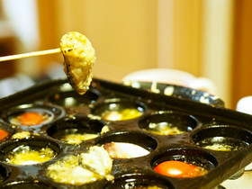 簡単♪たこ焼き器でアヒージョ!