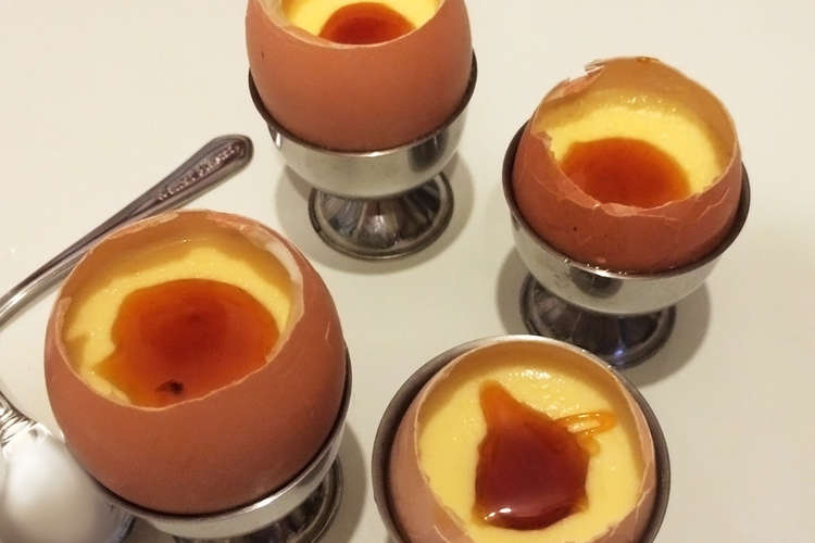 卵まるごとプリン レシピ 作り方 By 新米姉妹レシピ クックパッド