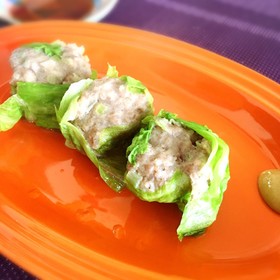 MEC食★レタスを使った糖質オフ簡単焼売