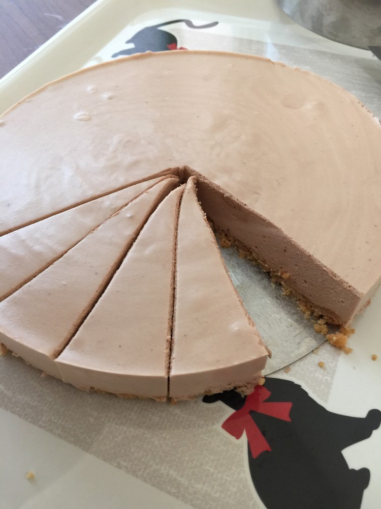 簡単なめらかチョコレートムースケーキ！の画像