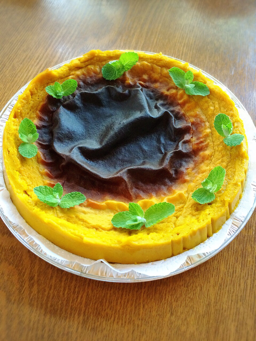 しっとり濃厚かぼちゃケーキ  マクロビの画像