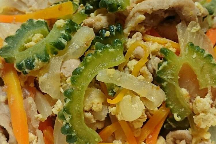 簡単 めんつゆと豚肉でゴーヤチャンプル レシピ 作り方 By きむきむたん クックパッド 簡単おいしいみんなのレシピが352万品
