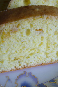 メレンゲでオレンジーピールパウンドケーキ