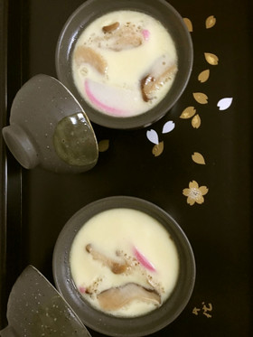 簡単!真茶碗蒸し料亭風。出汁から。具入り