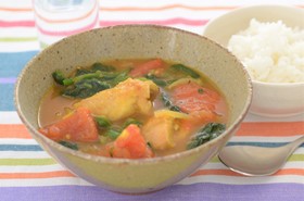 妊娠、授乳に!時短ほうれん草スープカレー