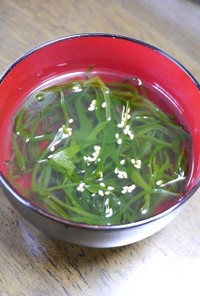 痛風対策！昆布の中華スープ