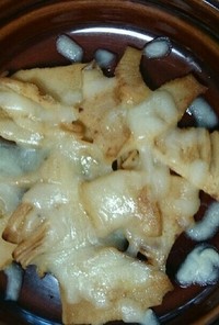 竹の子の焼肉タレ炒めチーズ焼き