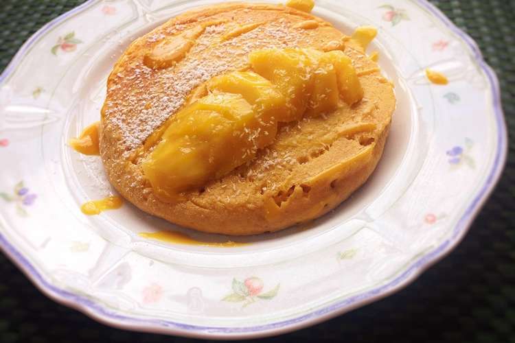 マンゴーいっぱい簡単パンケーキ レシピ 作り方 By Koakea クックパッド 簡単おいしいみんなのレシピが373万品