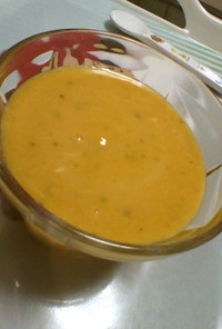 人参とかぼちゃの冷製スープ
