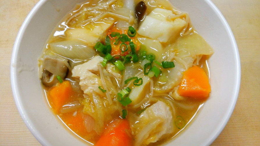 八宝菜風✾鶏むね肉とイカと白菜の中華煮❁の画像