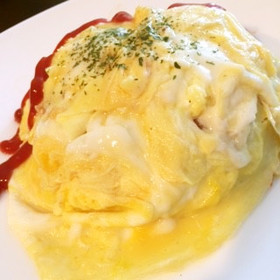 5分で完成!手軽にふわトロ☆オムライス
