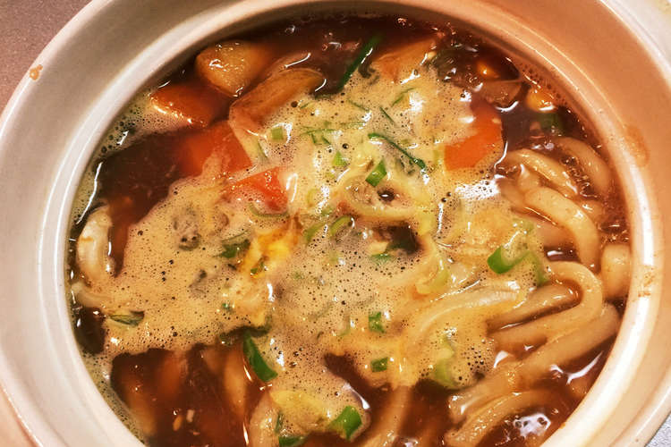 残りカレーで作るチーズ入りカレーうどん レシピ 作り方 By まりたん クックパッド 簡単おいしいみんなのレシピが360万品