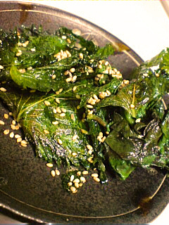 焼くだけ簡単大量消費♪大葉のぱりぱり♪