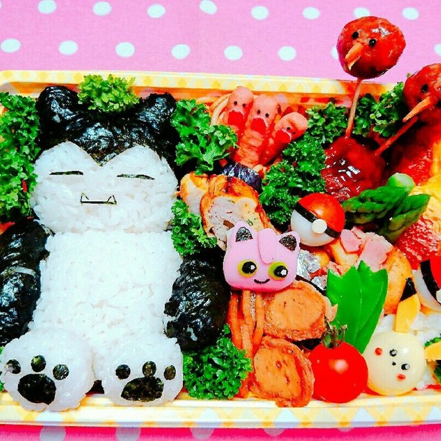 ポケモン弁当 カビゴン٩ ๑ ᴗ ๑ ۶ レシピ 作り方 By 山うさ クックパッド