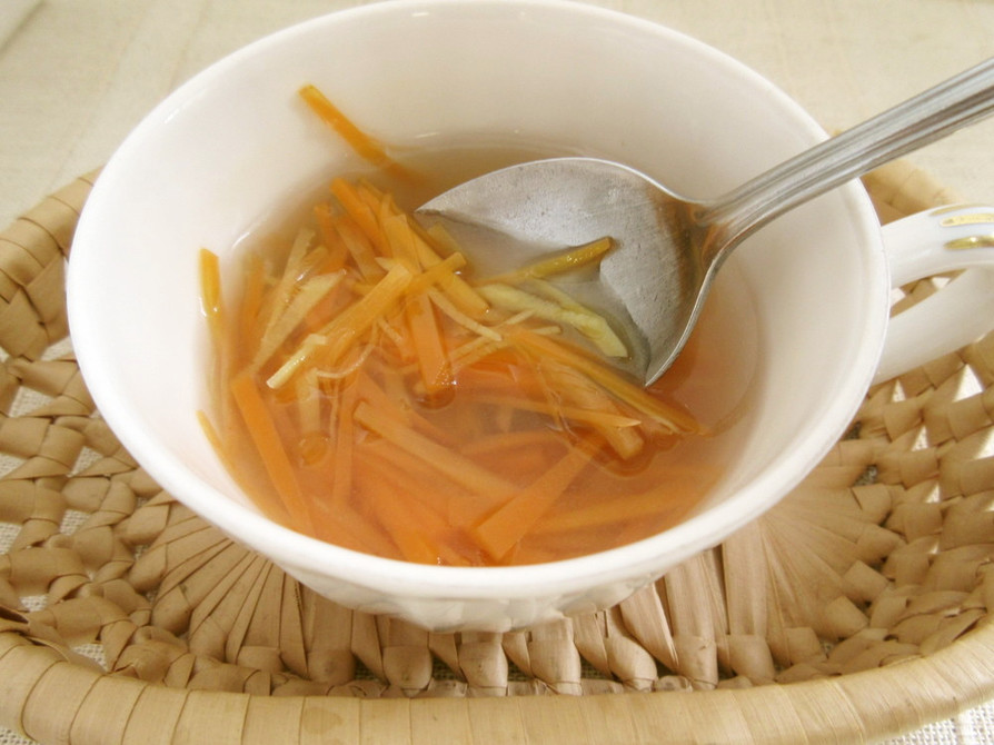 にんじんとショウガのスープの画像
