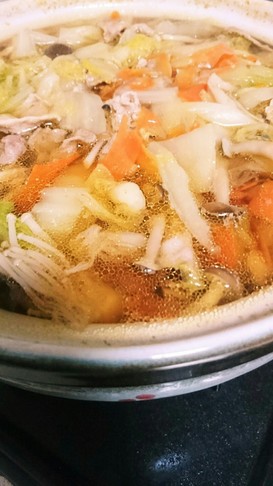 ☆旨味たっぷり醤油ベース鍋☆