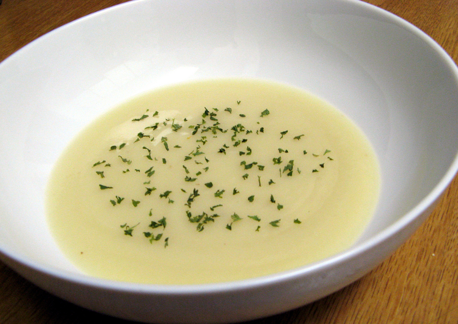 夏用の冷製スープ！　ビシソワーズの画像
