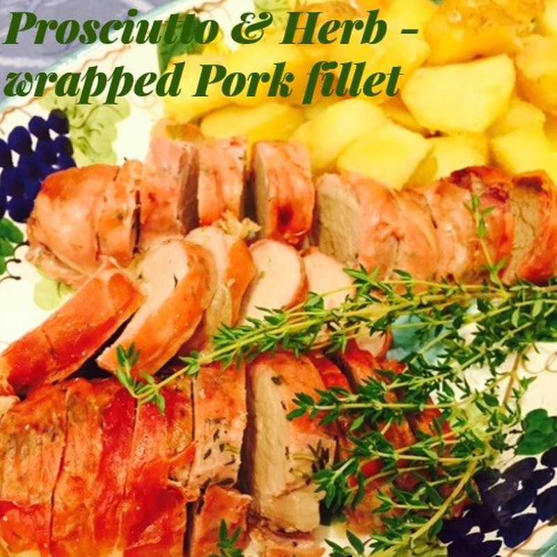 イチジクと生ハムの豚ヒレ肉包みレシピ