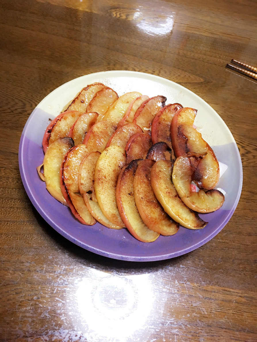 りんごのココナッツオイル焼き♡の画像